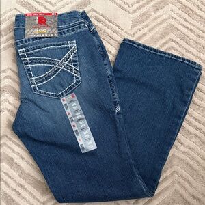 Ariat FR Work Cowgirl Women's Dark Blue Boot Cut Jeans